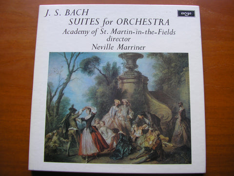 BACH: FOUR ORCHESTRAL SUITES BWV 1066 - 1069    MARRINER / ACADEMY OF ST MARTIN IN THE FIELDS    ZRG 687 / 8