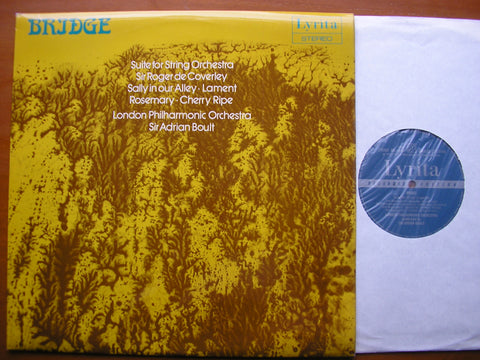 BRIDGE: SUITE FOR STRINGS / CHERRY RIPE / SALLY IN OUR ALLEY / LAMENT      BOULT / LONDON PHILHARMONIC    SRCS 73
