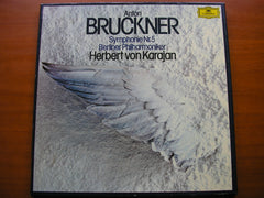 BRUCKNER: SYMPHONY No. 5      KARAJAN / BERLIN PHILHARMONIC    2LP     2707 101