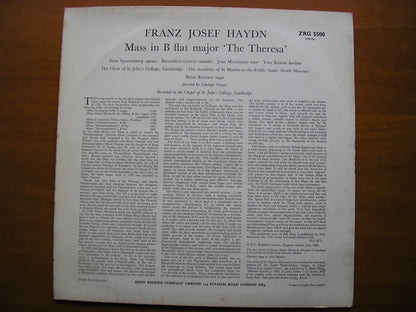 HAYDN: THERESA MASS     SOLOISTS / ASMIF / CHOIR / GUEST      ZRG 5500