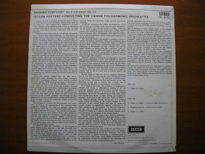 SXL 6172  BRAHMS: SYMPHONY No. 2      KERTESZ / VIENNA PHILHARMONIC     ED2