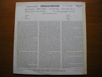 HAYDN: HEILIGMESSE     SOLOISTS / CHOIR / ASMIF / GUEST      ZRG 542