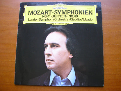 MOZART: SYMPHONIES Nos. 40  &  41  'Jupiter'      ABBADO / LONDON SYMPHONY     2531 273