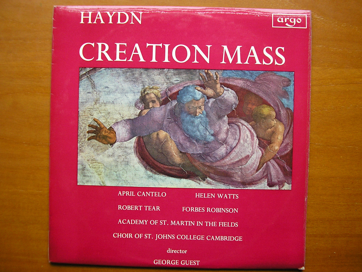 HAYDN: CREATION MASS      SOLOISTS / CHOIR / ASMIF / GUEST      ZRG 598