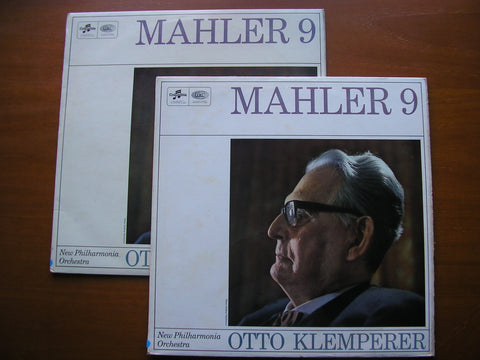 MAHLER: SYMPHONY No. 9      KLEMPERER / NEW PHILHARMONIA    SAX 5281 / 2