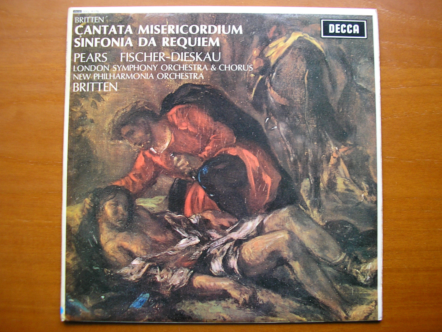 SXL 6175  BRITTEN: SINFONIA DA REQUIEM / CANTATA MISERICORDIUM / SOLOISTS / NPO / lso / BRITTEN    ED1