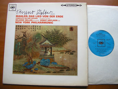 MAHLER: DAS LIED VON DER ERDE     MILLER / HAFLIGER / NEW YORK PHILHARMONIC / WALTER      SBRG 7216
