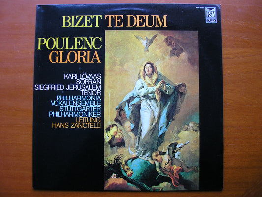 BIZET: TE DEUM / POULENC: GLORIA     LOVAAS / JERUSALEM / STUTTGART PHILHARMONIC / ZANOTELLI     FSM 53 023