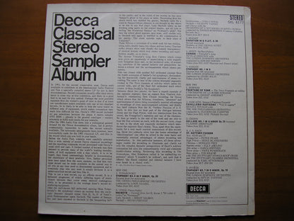 SXL 6177  DECCA CLASSICAL STEREO SAMPLER ALBUM     VARIOUS      ED2