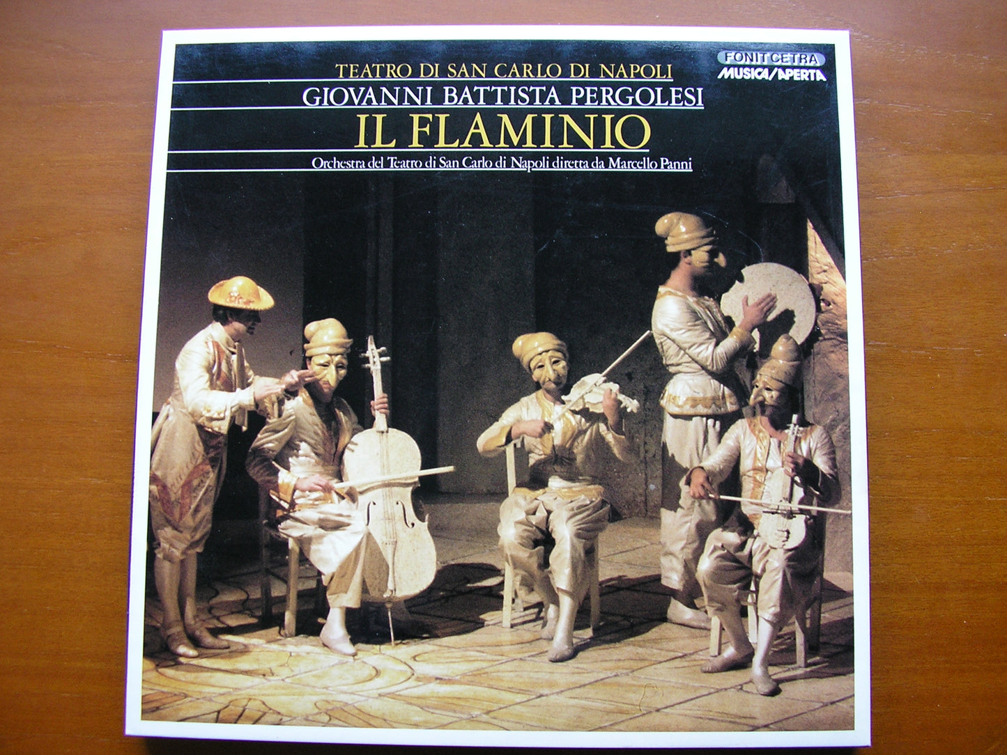 PERGOLESI: IL FLAMINIO  (1735)     SOLOISTS / SAN CARLO OPERA NAPLES / PANNI      3LP     LMA 3023