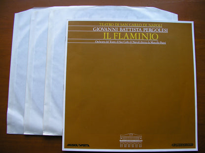 PERGOLESI: IL FLAMINIO  (1735)     SOLOISTS / SAN CARLO OPERA NAPLES / PANNI      3LP     LMA 3023