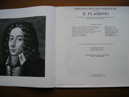 PERGOLESI: IL FLAMINIO  (1735)     SOLOISTS / SAN CARLO OPERA NAPLES / PANNI      3LP     LMA 3023