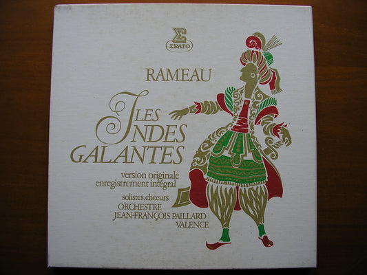 RAMEAU: LES INDES GALANTES (1735)     SOLOISTS / PAILLARD ORCHESTRA / JEAN FRANCOIS PAILLARD       4LP      STU 70850 / 53