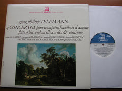 TELEMANN: FOUR CONCERTOS       SOLOISTS / JEAN-FRANCOIS PAILLARD CHAMBER ORCHESTRA / PAILLARD    STU 70959