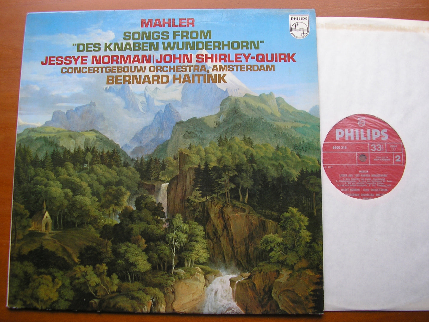 MAHLER: DES KNABEN WUNDERHORN    NORMAN / SHIRLEY-QUIRK / CONCERTGEBOUW ORCHESTRA / HAITINK      9500 316
