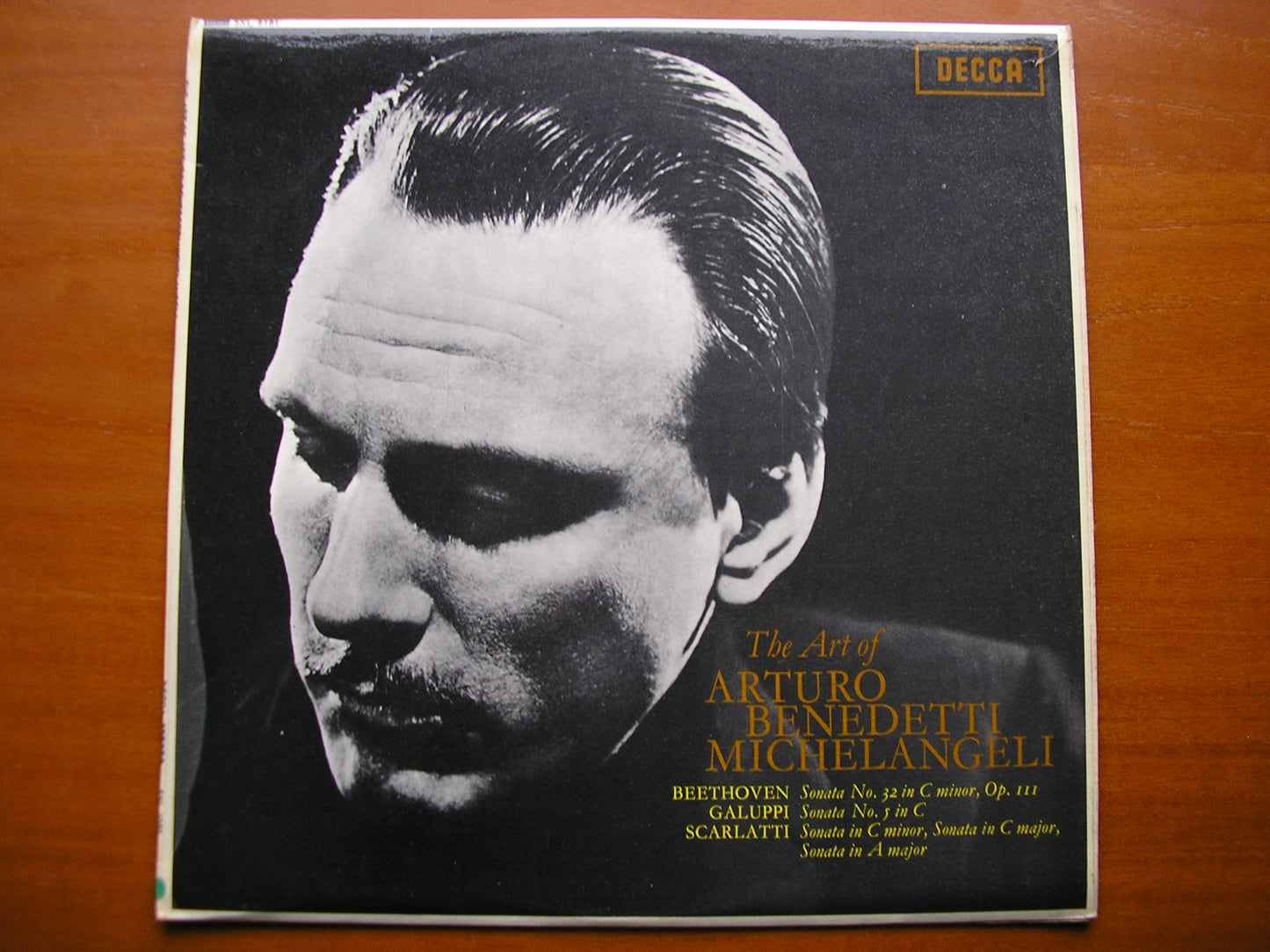 SXL 6181  BEETHOVEN: PIANO SONATA No. 32 / SONATAS BY GALUPPI & SCARLATTI     MICHELANGELI     ED2