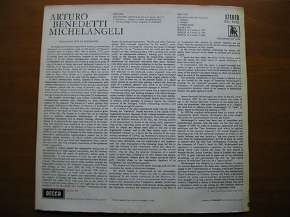 SXL 6181  BEETHOVEN: PIANO SONATA No. 32 / SONATAS BY GALUPPI & SCARLATTI     MICHELANGELI     ED2