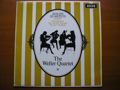 SXL 6182  HAYDN: THREE STRING QUARTETS Op. 33      THE WELLER QUARTET     ED2
