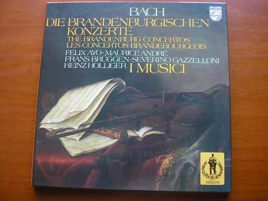 BACH: THE BRANDENBURG CONCERTOS    I MUSICI     2 LP   6747 434
