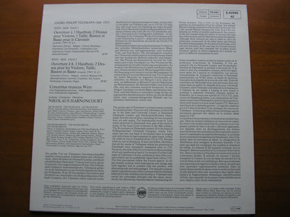 TELEMANN: OVERTURES in G & D      HARNONCOURT / CONCENTUS MUSICUS WIEN     6.42986