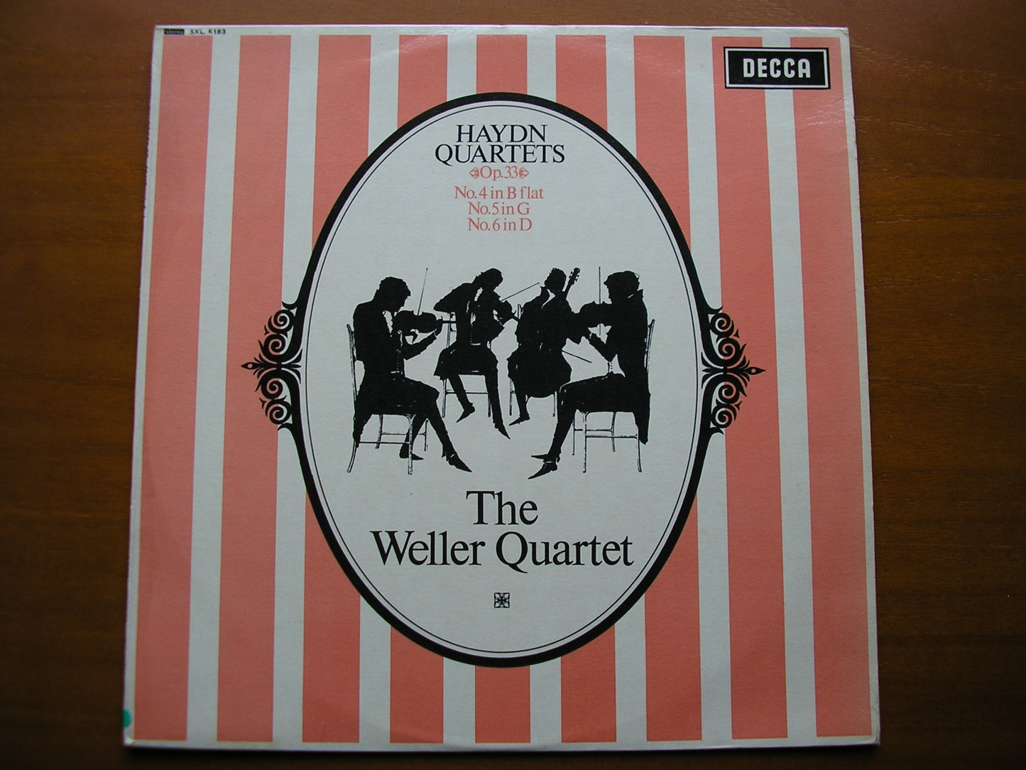 SXL 6183  HAYDN: THREE STRING QUARTETS Op. 33     THE WELLER QUARTET     ED2