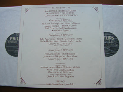 BACH: THE BRANDENBURG CONCERTOS    I MUSICI     2 LP   6747 434
