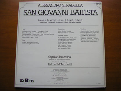 STRADELLA: SAN GIOVANNI BATTISTA    SOLOISTS / CAPELLA CLEMENTINA / MULLER-BRUHL    2LP     EL 16845
