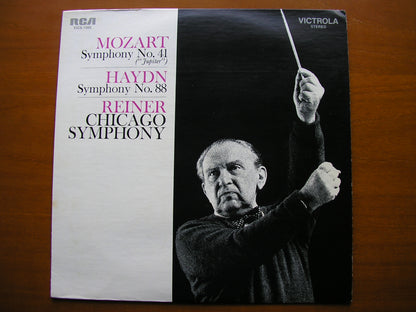 MOZART: SYMPHONY No. 41  'Jupiter' / HAYDN: SYMPHONY No. 88      REINER / CHICAGO SYMPHONY     VICS 1366