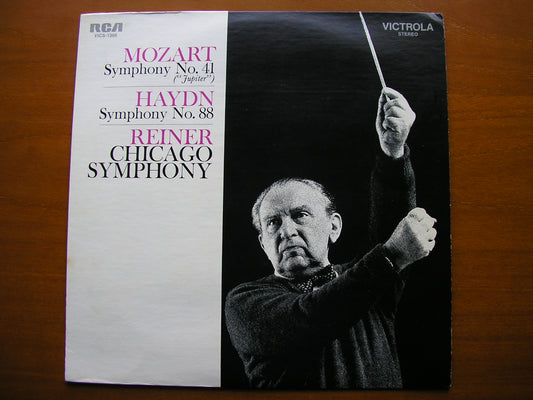MOZART: SYMPHONY No. 41  'Jupiter' / HAYDN: SYMPHONY No. 88      REINER / CHICAGO SYMPHONY     VICS 1366