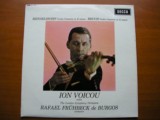 SXL 6184  MENDELSSOHN / BRUCH: VIOLIN CONCERTOS     ION VOICOU / LONDON SYMPHONY / DE BURGOS       ED2