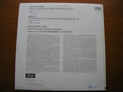 SXL 6184  MENDELSSOHN / BRUCH: VIOLIN CONCERTOS     ION VOICOU / LONDON SYMPHONY / DE BURGOS       ED2