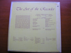 THE ART OF THE RECORDER       THE DAVID MUNROW RECORDER CONSORT / THE EARLY MUSIC CONSORT OF LONDON     2LP      SLS 5022