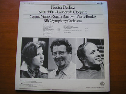 BERLIOZ: LES NUITS D'ETE / LA MORT DE CLEOPATRE      MINTON / BURROWS / BBC SYMPHONY / BOULEZ     76576
