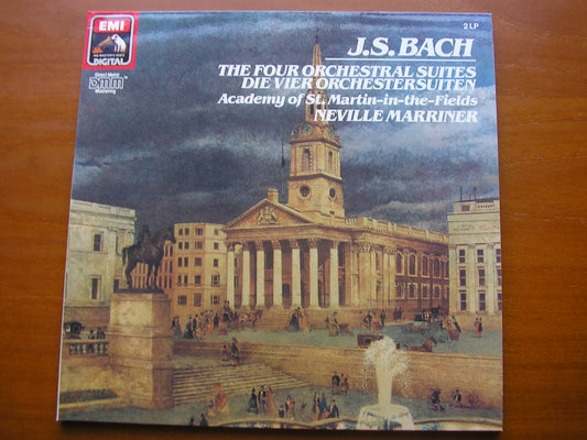 BACH: FOUR ORCHESTRAL SUITES BWV 1066 - 1069   MARRINER / ACADEMY OF ST MARTIN IN THE FIELDS    27 0310