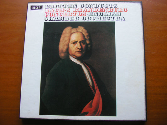 BACH: THE BRANDENBURG CONCERTOS BENJAMIN BRITTEN / ENGLISH CHAMBER ORCHESTRA SET 410-411