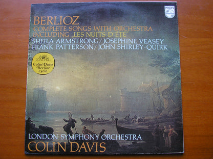 BERLIOZ: LES NUITS D'ETE / COMPLETE ORCHESTRAL SONGS     SOLOISTS / LONDON SYMPHONY / DAVIS    SAL 3789