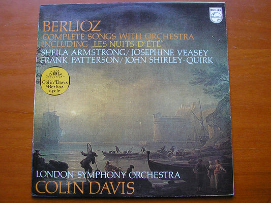 BERLIOZ: LES NUITS D'ETE / COMPLETE ORCHESTRAL SONGS     SOLOISTS / LONDON SYMPHONY / DAVIS    SAL 3789