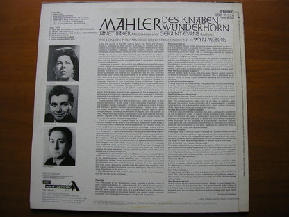 MAHLER: DES KNABEN WUNDERHORN     BAKER / EVANS / LONDON PHILHARMONIC / MORRIS      SDD-R 326