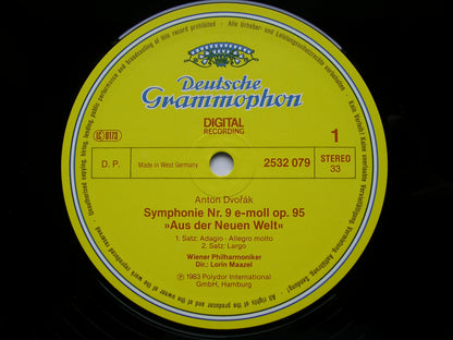 DVORAK: SYMPHONY No. 9  'From the New World'  / CARNIVAL Overture      MAAZEL / VIENNA PHILHARMONIC     2532 079