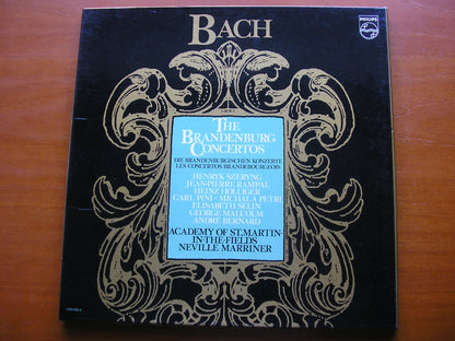 BACH: THE BRANDENBURG CONCERTOS SZERYNG / MALCOLM / RAMPAL / HOLLIGER / ASMIF / MARRINER 6769 058