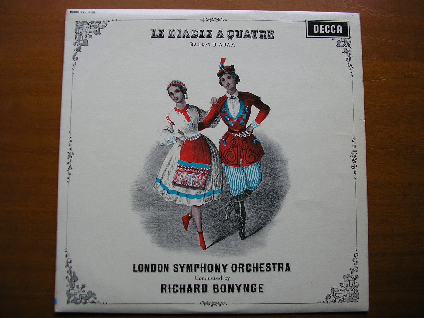 SXL 6188  ADAM:  LE DIABLE A QUATRE  complete ballet     BONYNGE / LONDON SYMPHONY    ED1