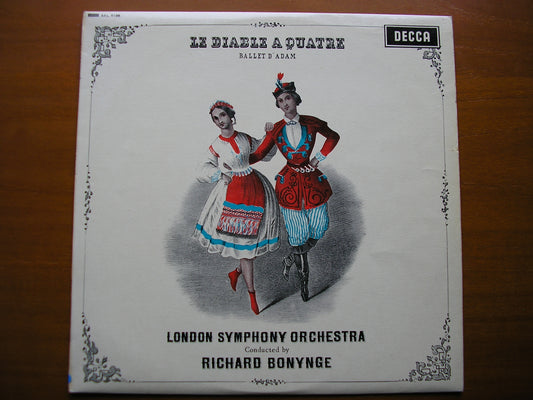 SXL 6188  ADAM:  LE DIABLE A QUATRE  complete ballet     BONYNGE / LONDON SYMPHONY    ED1