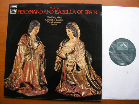 MUSIC FOR FERDINAND & ISABELLA: VOCAL & INSTRUMENTAL MUSIC       SOLOISTS / THE EARLY MUSIC CONSORT OF LONDON / MUNROW    CSD 3738