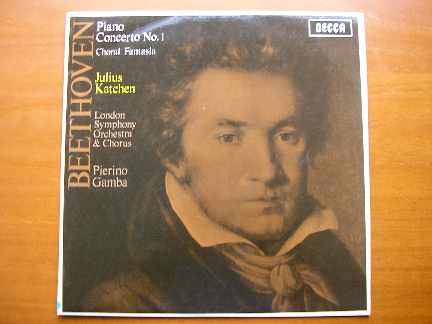 SXL 6189  BEETHOVEN: PIANO CONCERTO No. 1 / CHORAL FANTASIA    KATCHEN / LONDON SYMPHONY / GAMBA     ED1