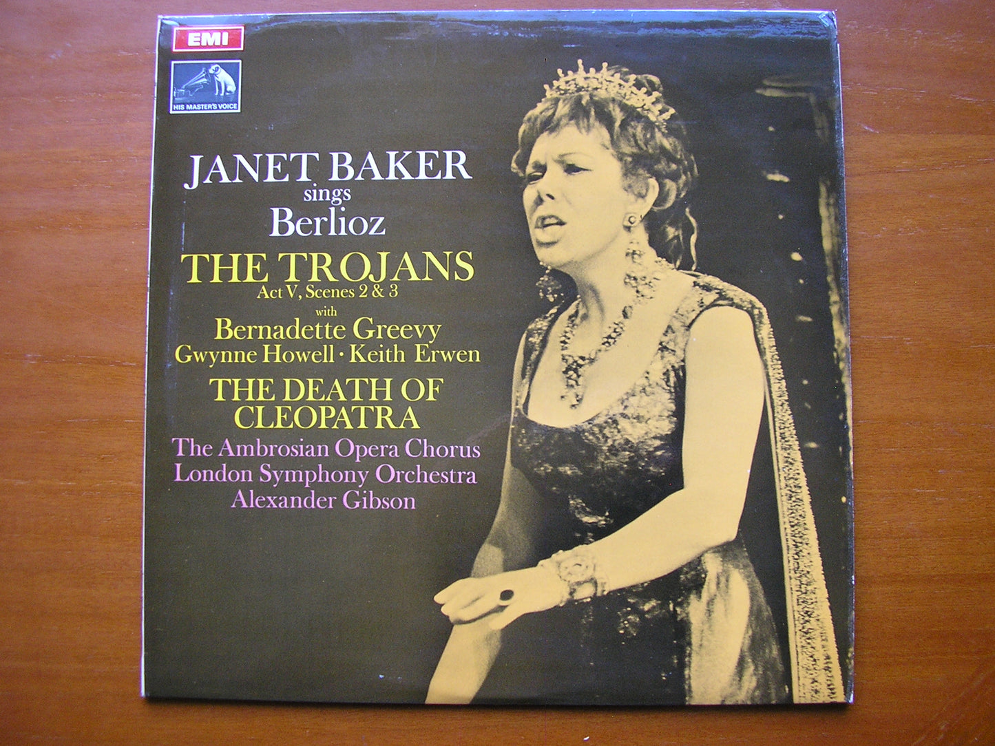 BERLIOZ: THE TROJANS  Act 5 Scenes 2 & 3      JANET BAKER / LONDON SYMPHONY / GIBSON     ASD 2516