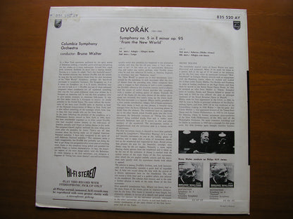 DVORAK: SYMPHONY No. 9  'From the New World'     WALTER / COLUMBIA SYMPHONY    835 520 AY