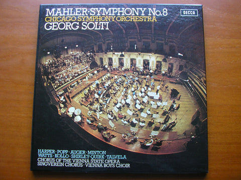 MAHLER: SYMPHONY No. 8     SOLOISTS / CHICAGO SYMPHONY / SOLTI    SET 534 / 5