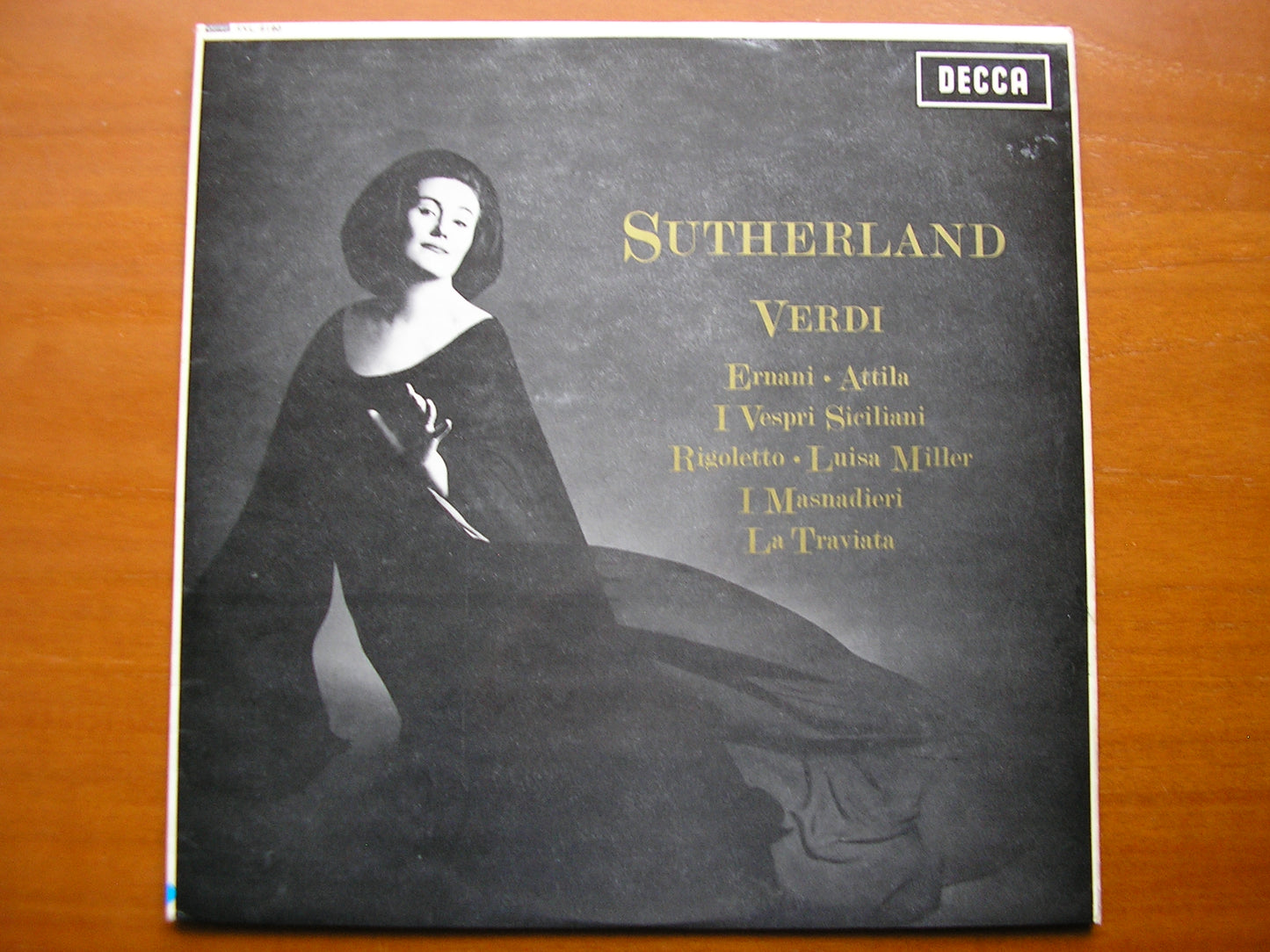 SXL 6190  SUTHERLAND SINGS VERDI         BONYNGE / SANTI / PRITCHARD / MOLINARI-PRADELLI     ED1