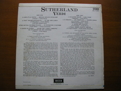 SXL 6190  SUTHERLAND SINGS VERDI         BONYNGE / SANTI / PRITCHARD / MOLINARI-PRADELLI     ED1