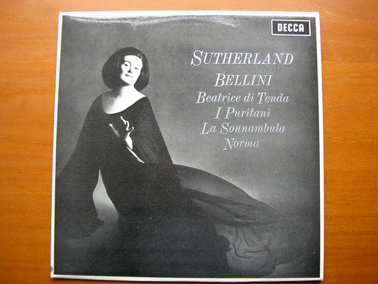 SXL 6192  SUTHERLAND SINGS BELLINI        BONYNGE / LSO / MOLINARI-PRADELLI / OROHCG      ED1